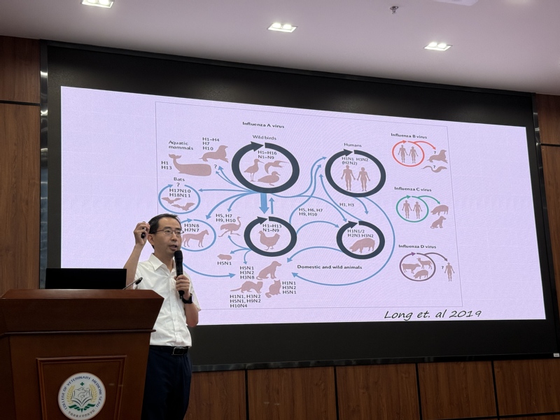 【学术兽医】中国农业科学院哈尔滨兽医研究所王晓钧研究员做客我院 “兽医101著名专家学术讲坛”